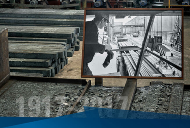 Bild vergrößern: Plakatkampagne 100 Jahre Stahlwerk 1917-2017 (7)