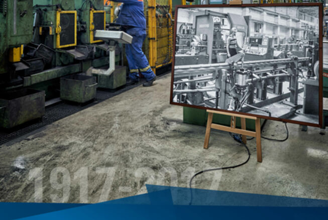 Bild vergrößern: Plakatkampagne 100 Jahre Stahlwerk 1917-2017 (9)