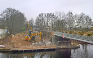 Bild vergrößern: Erneuerung der Brücke Nieder Neuendorf