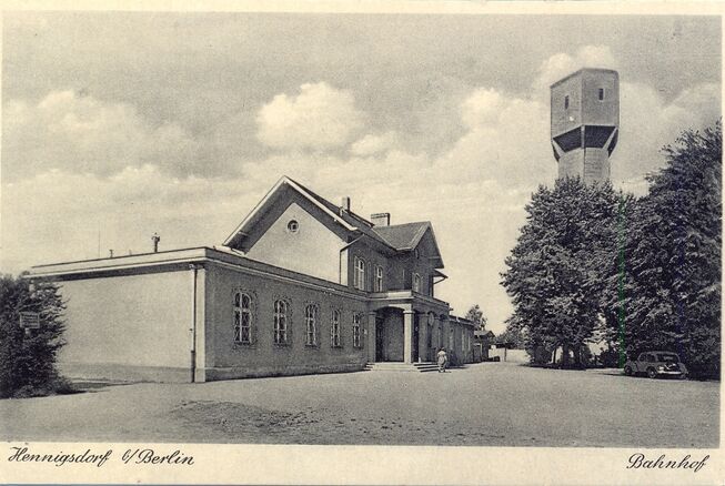 Bild vergrößern: Alte Bahnhof 1936