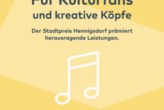 Bild vergrößern: Stadtpreis_Kulturfans_Motiv Musiknote