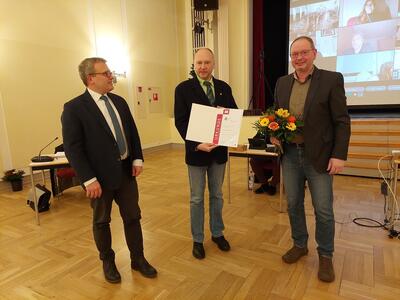 Bild vergrößern: Ehrenamtspreis des Landkreises 2021 für Andreas Skala